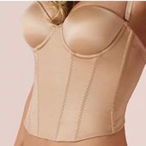 Victoria’s Secret low back bustier - 38B, with support. large.  Clean, no straps